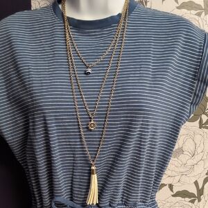 Charming Charlie Nautical Necklace with Tassel